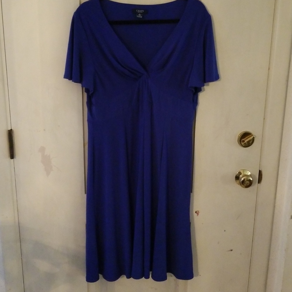 Royal Blue Chaps dress XL